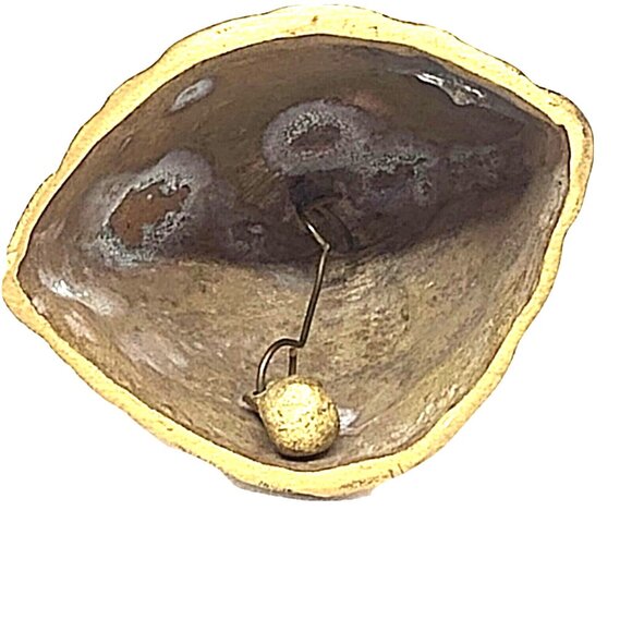 Crinoline Southern Belle Lady Brass Bell Hoop Skirt Bonnet Basket England Made - Picture 5 of 7